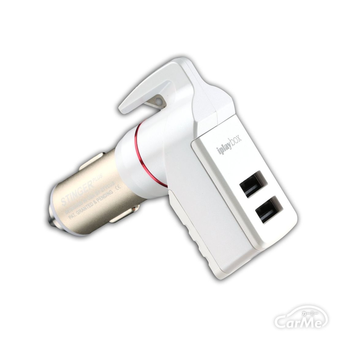 最新型 IPLAYBOX STINGER PLUS 緊急脱出ツール: 救命ツール付き充電器,