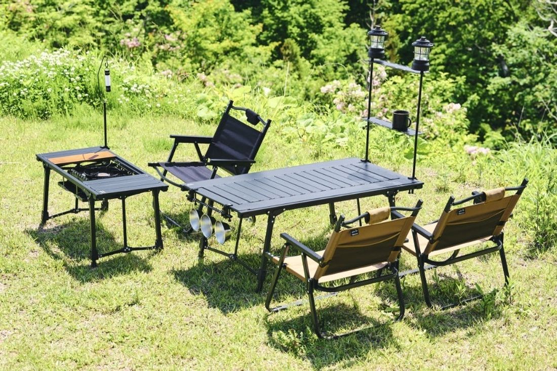 Alpen Outdoorsより、前回即完売したアルミユニットテーブルがアップデート!既存の88cmサイズに加え110…