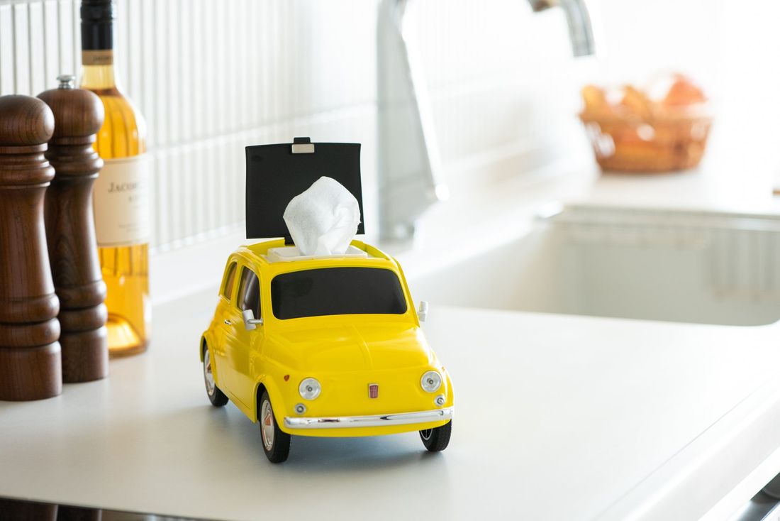 【一般販売開始】FIAT NUOVA完全再現の2WAYティッシュケース（CAMSHOP.JP）