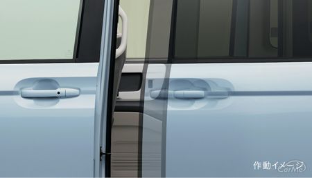 新型N-BOXカスタム スライドドアフリー画像1