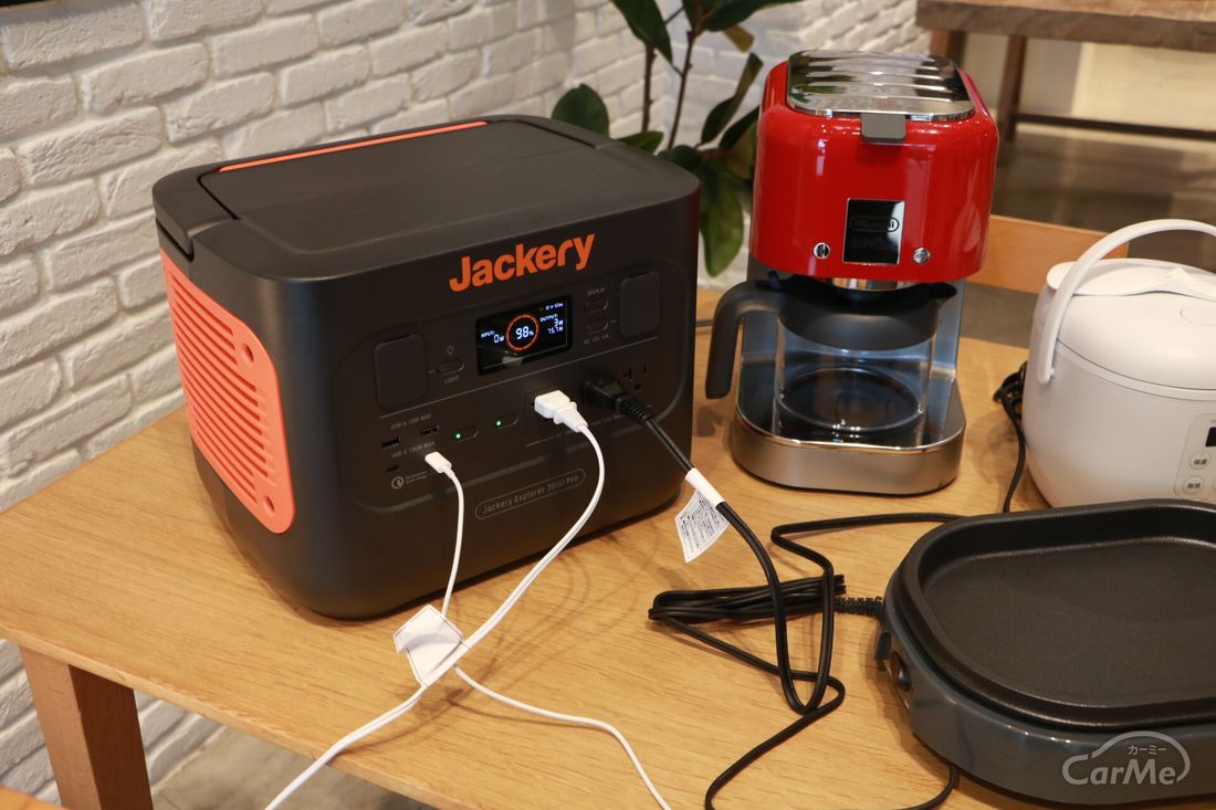 車中泊 キャンプ ポータブル電源 Jackery Solor Generator 1000 Pro
