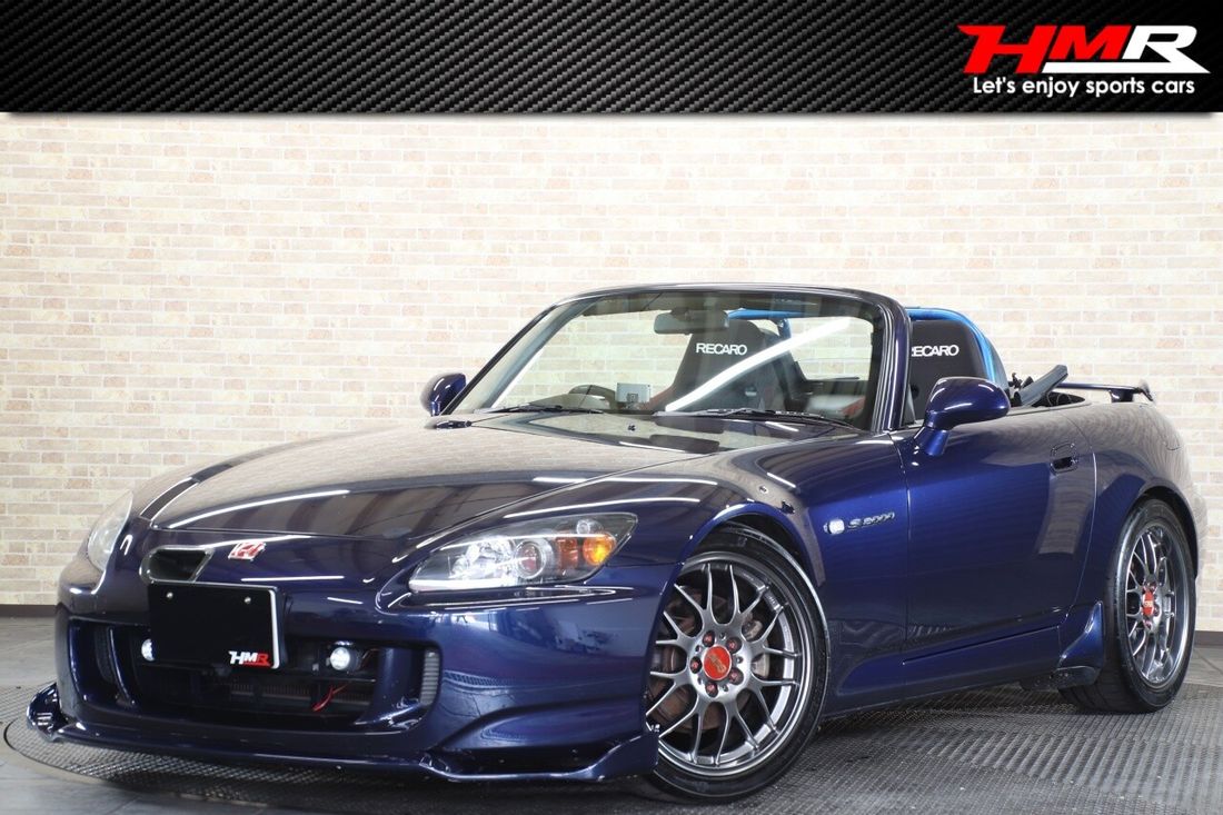 H.18(2006)年 ホンダ S2000 2.2 タイプV 1オーナーamuseECU 無限マフラー ダークブルー 走