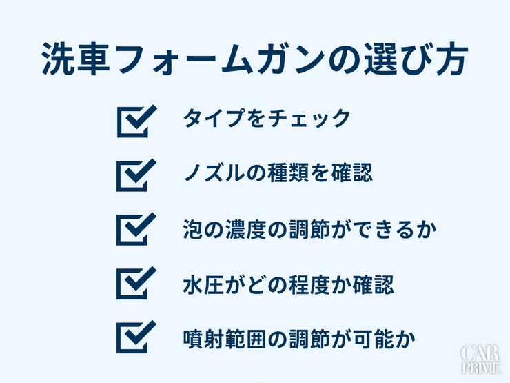 洗車フォームガン
