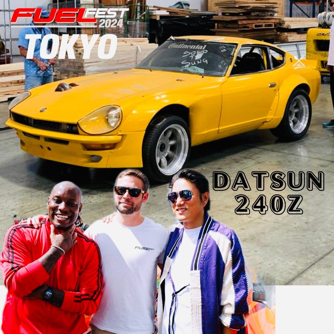 映画ワイルド・スピード/ファイヤーブースト劇中車 『1974年DATSUN 240Z』がFUELFEST JAPAN …