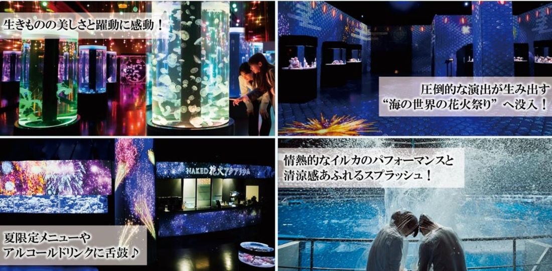 【マクセル アクアパーク品川】花火に夏祭り、納涼体験、音楽フェス!『NAKED 花火アクアリウム』【2024年7月13…