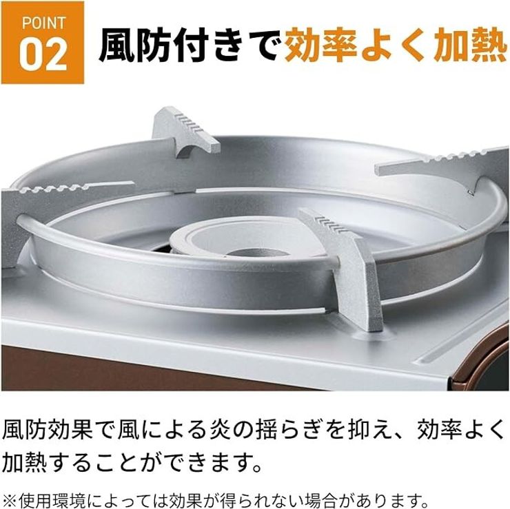 Iwatani イワタニ 岩谷 カセットフー ウィンドシールド ケース付き　４