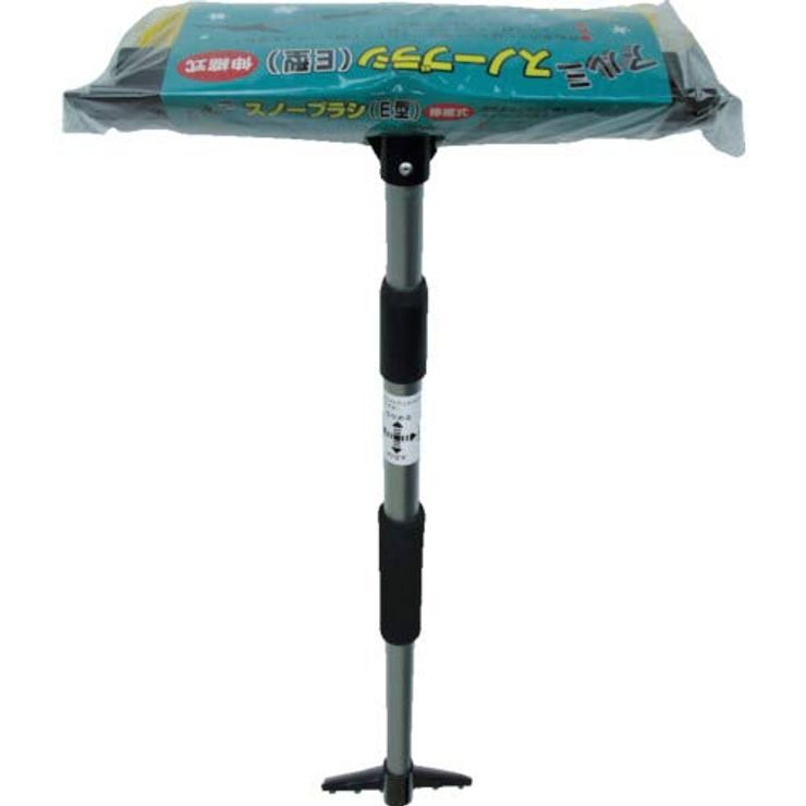 コンパル アルミスノーブラシE型 伸縮式73~120cm