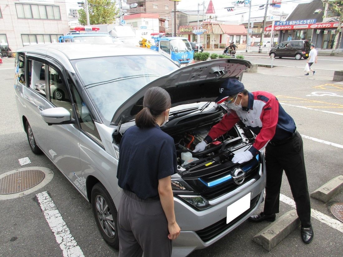 【JAF広島】夏休み・お盆の長距離ドライブに備えて マイカー点検教室を開催します