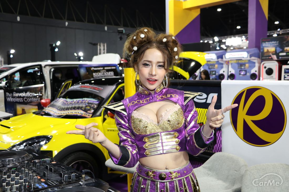バンコクオートサロン18 日本よりも派手 美人キャンギャル コンパニオン特集 前編の写真 5枚目