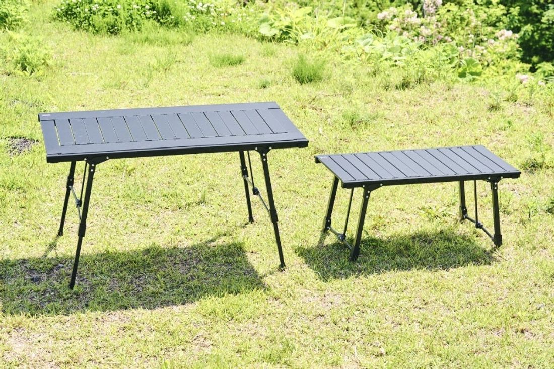 Alpen Outdoorsより、前回即完売したアルミユニットテーブルがアップデート!既存の88cmサイズに加え110…