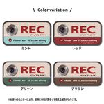 メイヴルアットホーム ドラレコステッカー（レトロ/ミント)