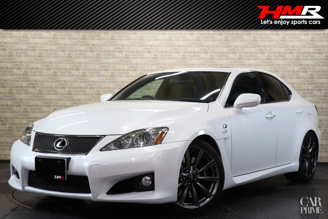 H.21(2009)年 レクサス IS F 5.0 オプションサンルーフ 純正19インチ パールホワイト 走行55,20