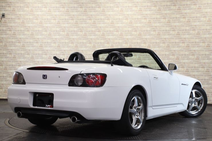 H.15(2003)年 ホンダ S2000 2.0 1オーナー 新品幌 モデューロエアロ ホワイト 走行103,300k