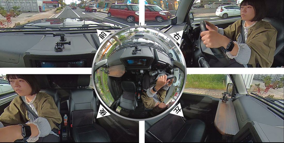 【AKEEYO最高峰作】3カメラ、3倍の安心！スーパーナイトビジョン＋360度ビジョン搭載の革新次世代ドライブレコーダ…