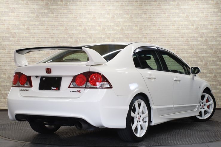 H.19(2007)年 ホンダ シビックタイプR 2.0 ノーマルコンディション 赤黒インテリア ホワイト 走行66,1