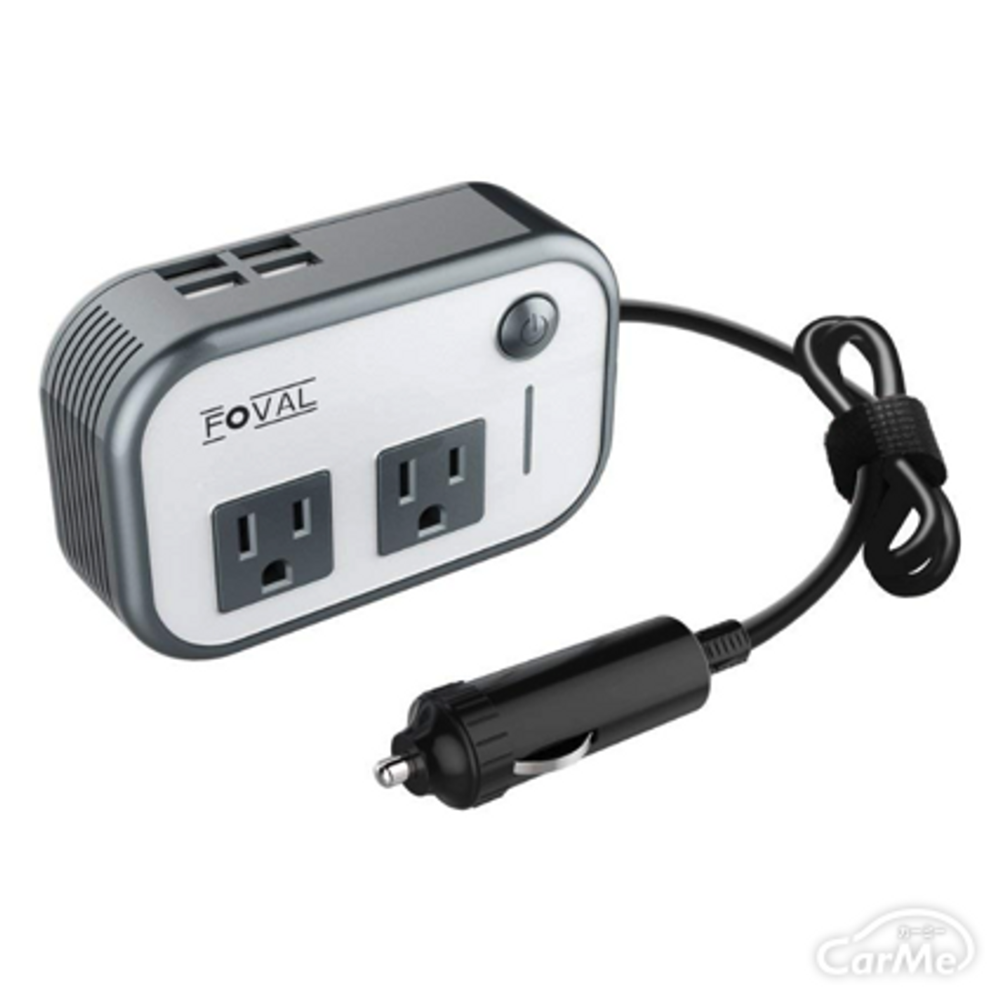 Foval 200W カーインバーター シガーソケット 車載充電器