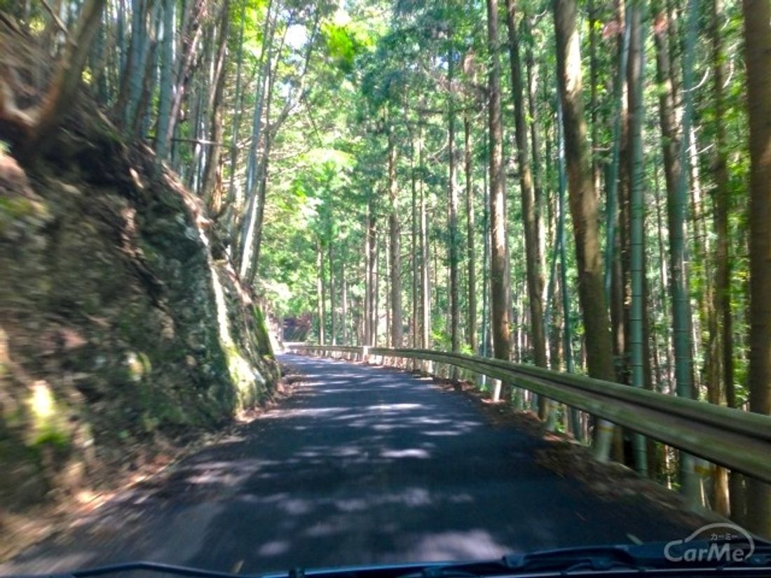 狭い山道で対向車と鉢合わせ 登りと下り どちらが優先