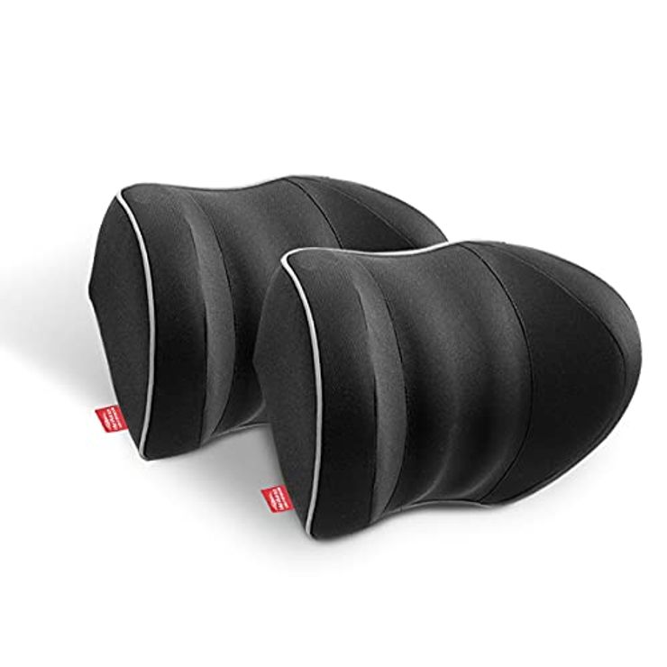 ネックパッド 車 クッション  (1-ブラック)