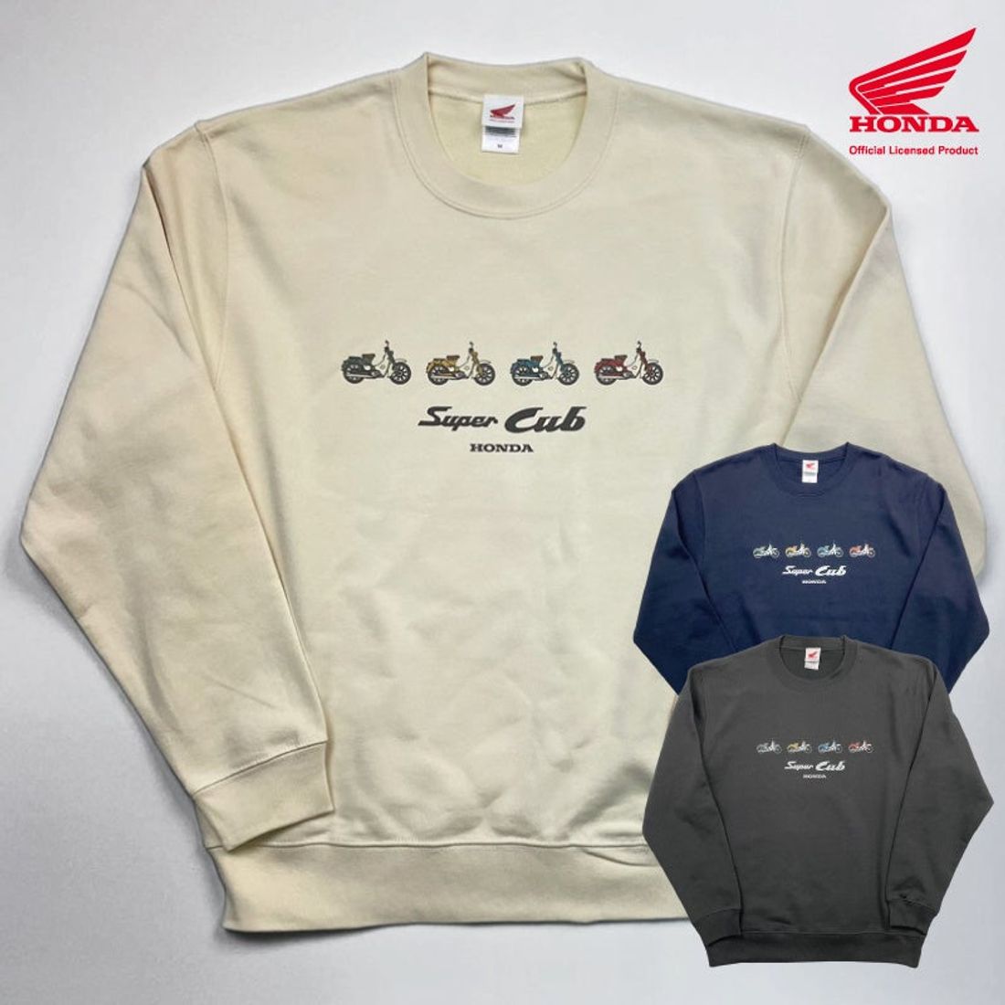 Super Cubが並ぶ！遊び心たっぷりのウェアが発売