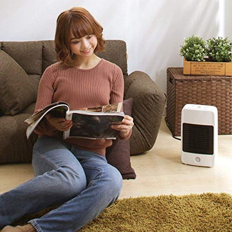 セラミックファンヒーター  JCH-M082T ホワイト