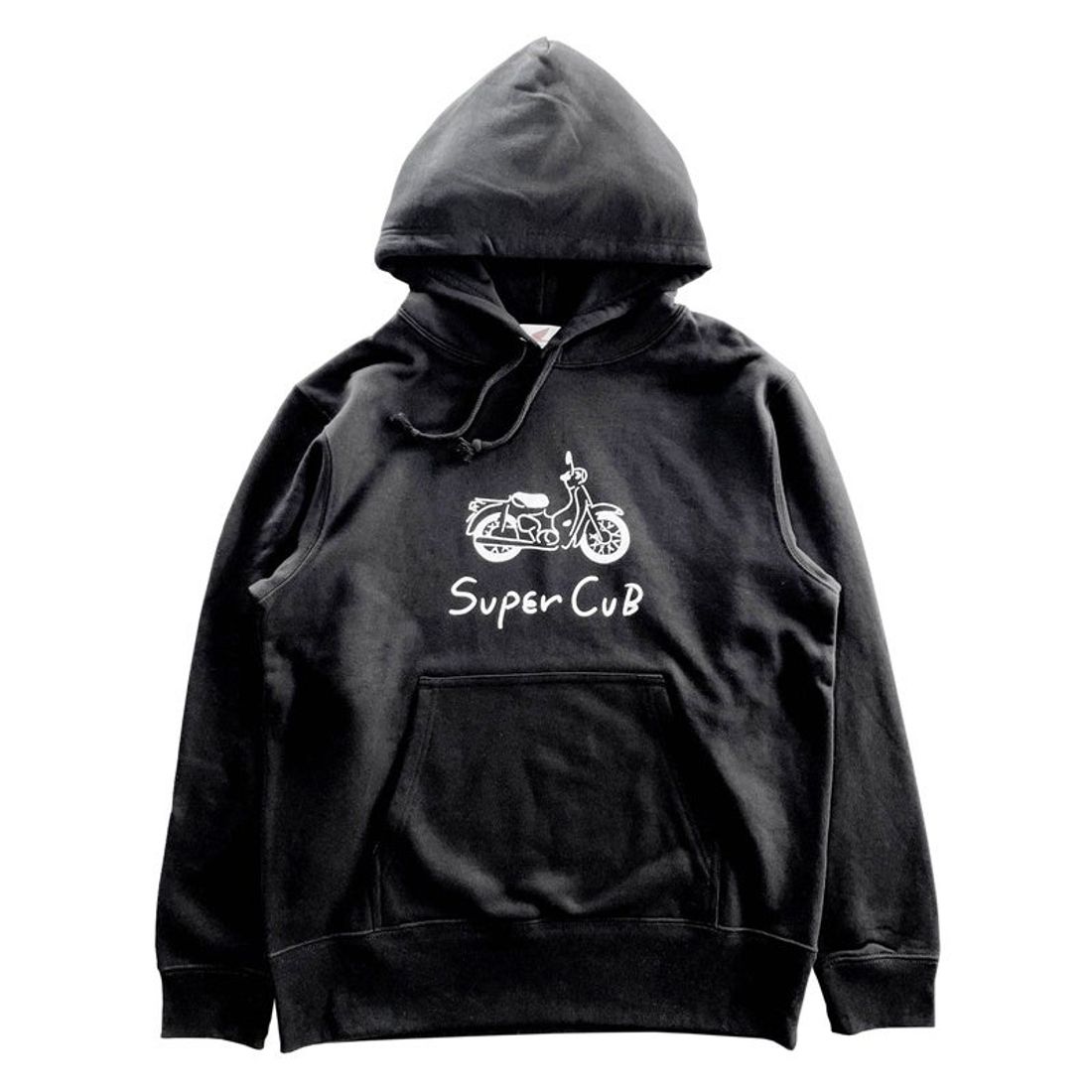 手描きタッチのスーパーカブ・パーカーが登場