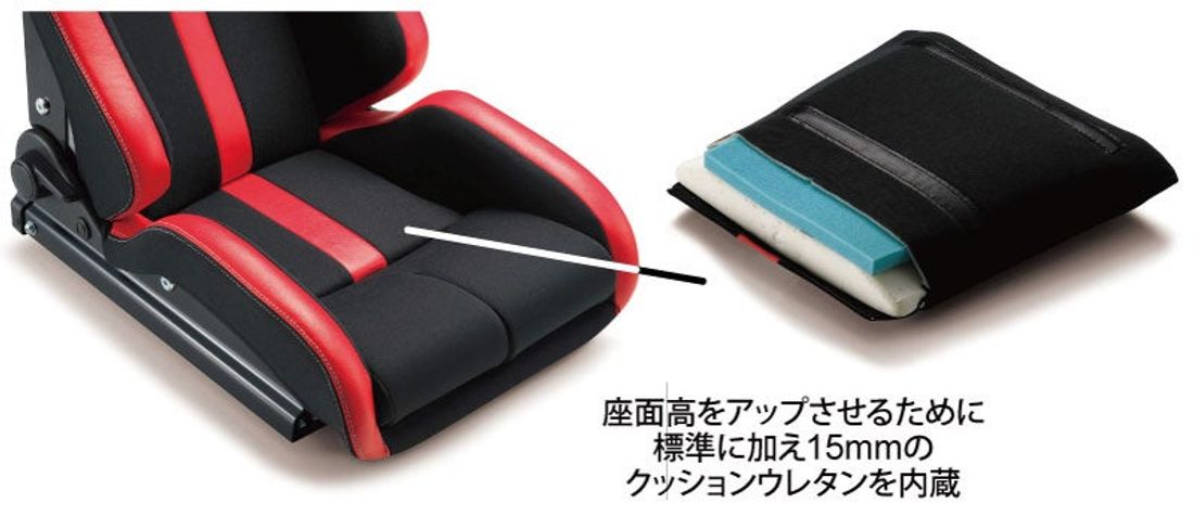 細身のドライバー向けチューニングのリクライニングシート「STRADIAⅢ EVO-S」新登場!!