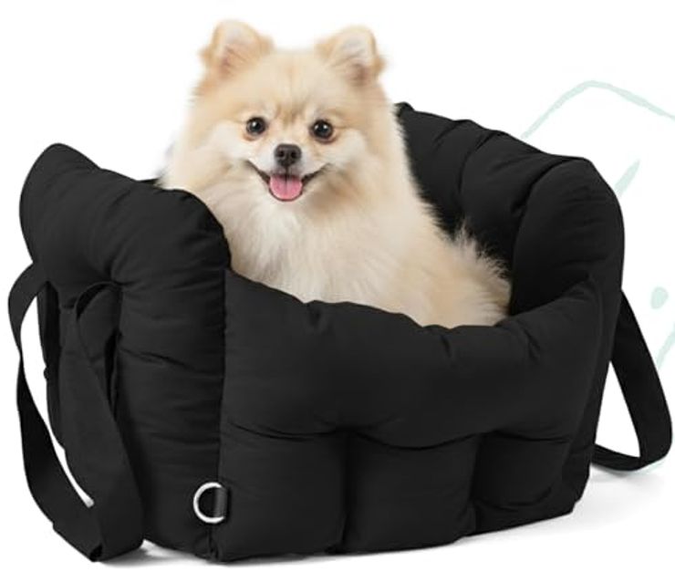 ペットベッド 中小型犬ブラック（Lサイズ）