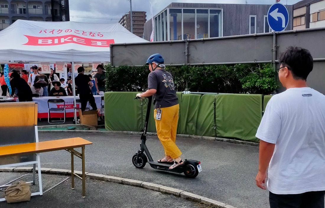 「第28回KORIワンデースクール」で特定小型原動機付自転車の試乗会を開催