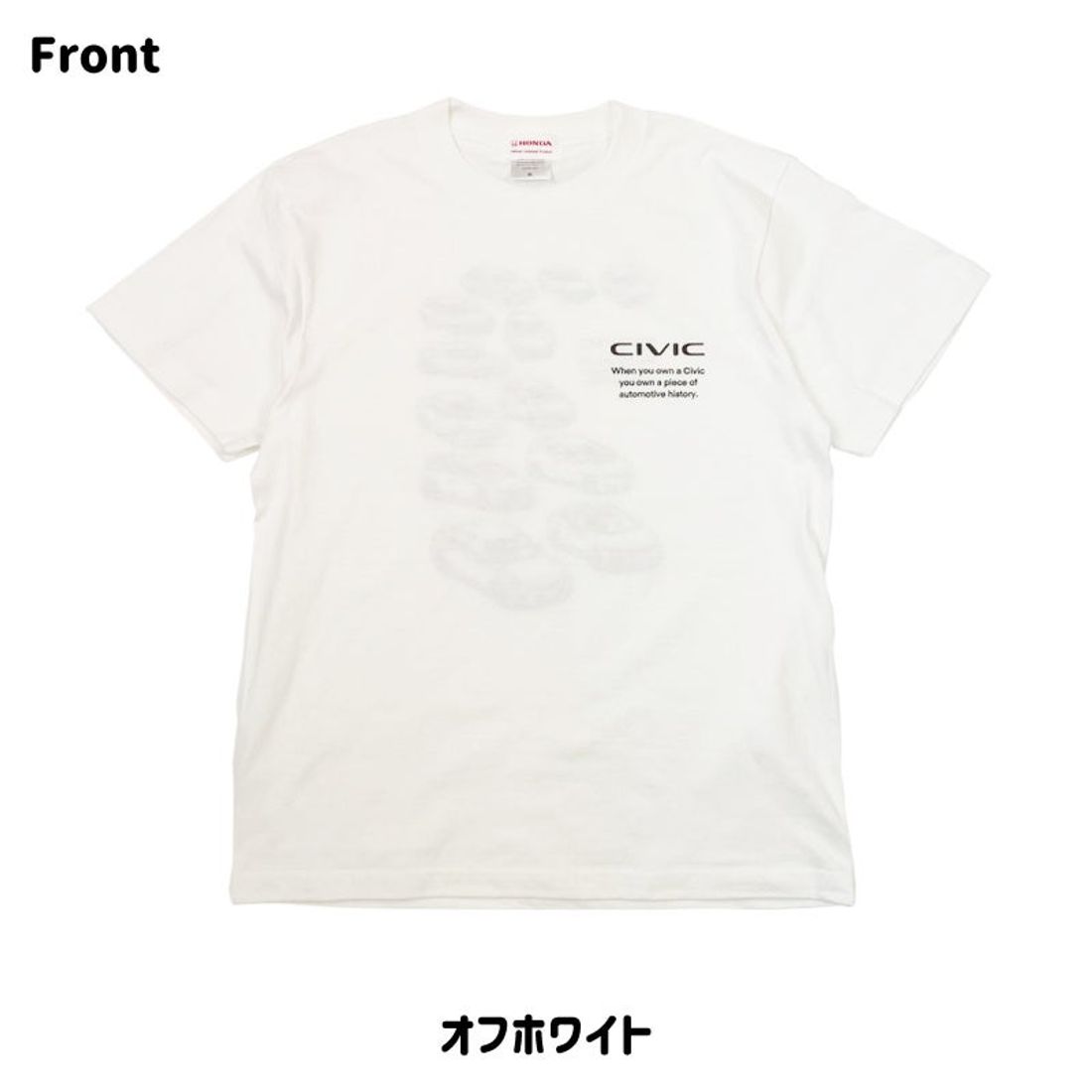 ●新発売● Honda シビックが大集合！シビック好きにはたまらない歴史を感じるTシャツ（4/23～）