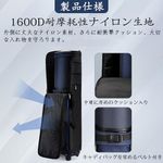 ゴルフバックカバー 折りたたみ式 ブラック&レッド