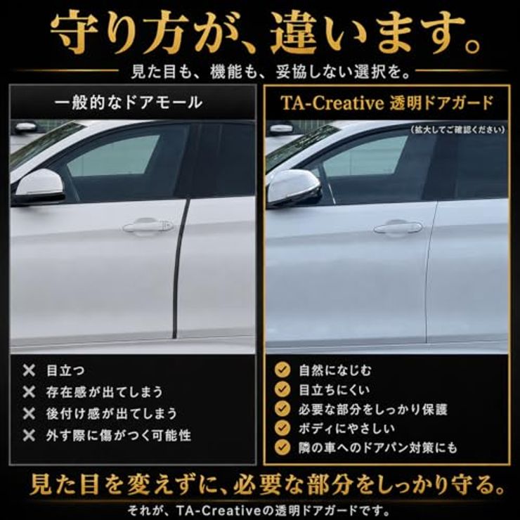 ドアガード 車ドア用 透明