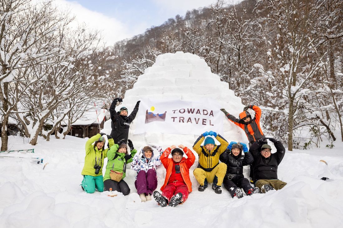 イグルー作り体験は今冬、休屋・焼山の２会場にて実施