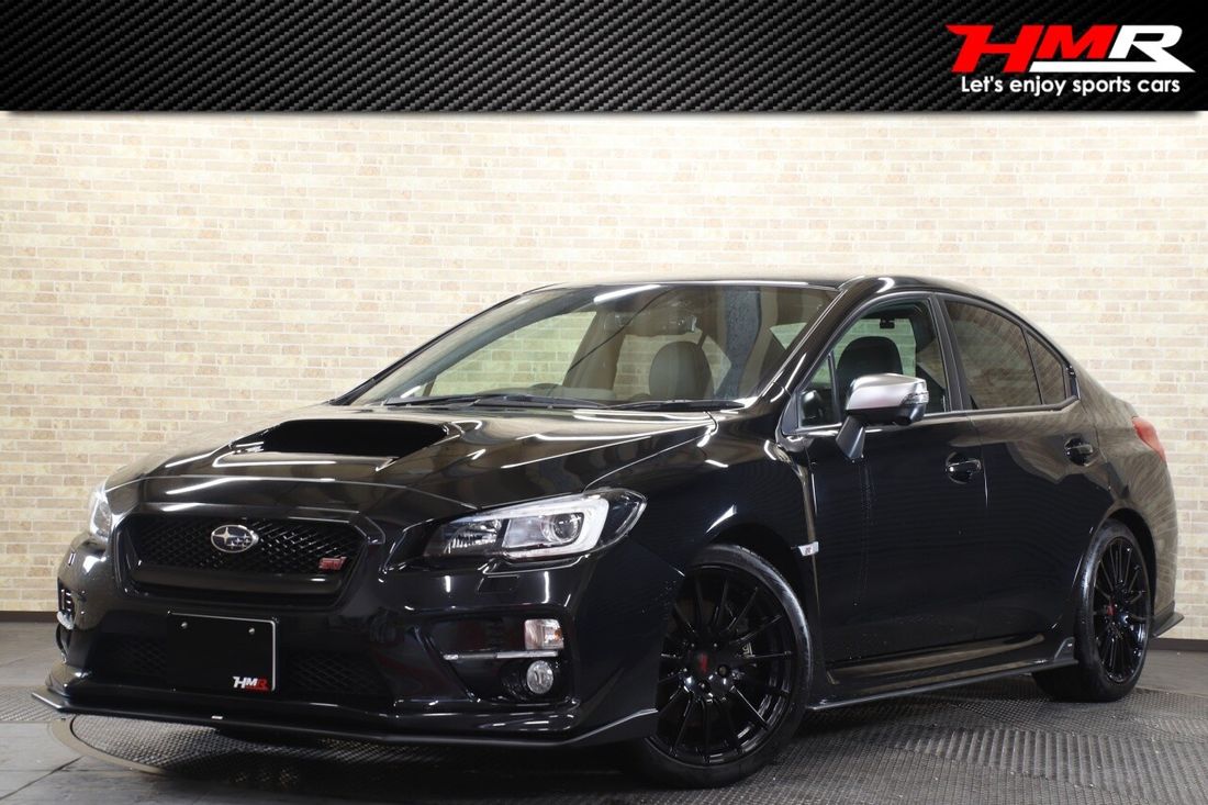 H.28(2016)年 スバル WRX STI 2.0 4WD STIフルエアロ 純正18インチ ブラック 走行55,1