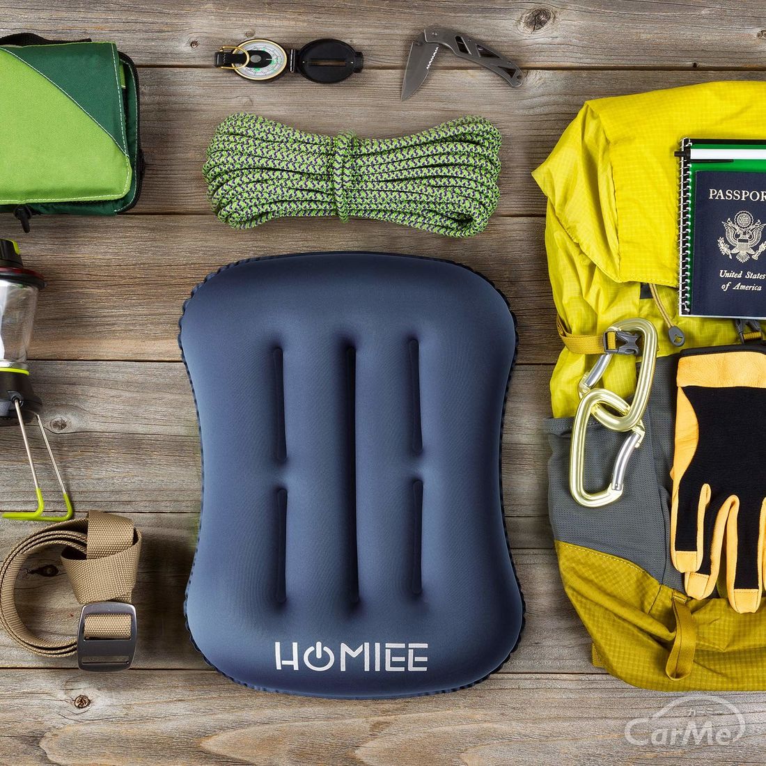 エアーピロー HOMIEE 空気枕 キャンプ枕