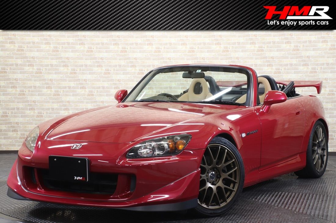 【中古車】S2000 2.0 タイプS用フロントリップ リアスポイラー レッド 走行38,800km ID1387