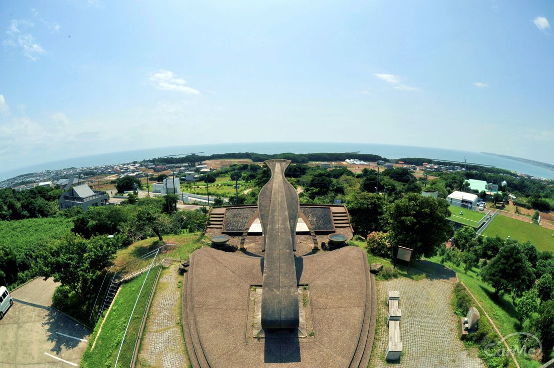 地球の丸く見える丘展望館