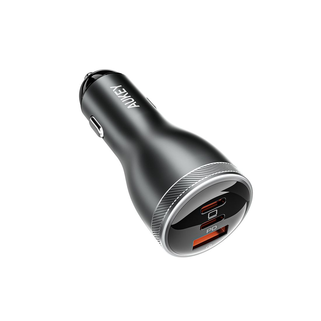 【AUKEY】急速充電規格PD・QC対応 最大65W出力 3ポートカーチャージャー「Rapide Mix 65W」3月…