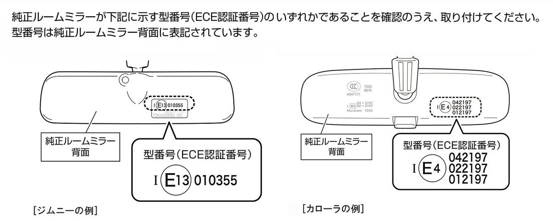 カローラ、ヤリス、ジムニーなどにぴったり、トヨタ・スズキ純正用ワイドミラーを5種発売