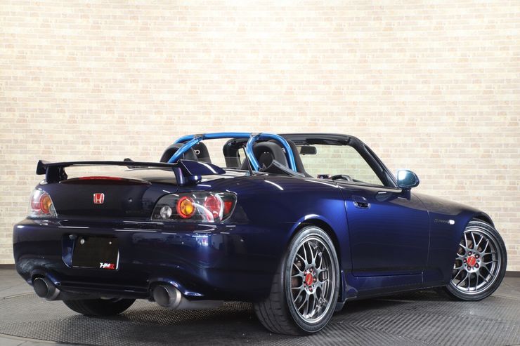 H.18(2006)年 ホンダ S2000 2.2 タイプV 1オーナーamuseECU 無限マフラー ダークブルー 走