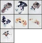 prendre カーステッカー（飛び出す猫） PR-PETST-TOBI