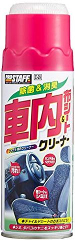 プロスタッフ 車用 シートクリーナー シャララ車内クリーナー 420ml C-29 除菌&消臭 ブラシキャップ