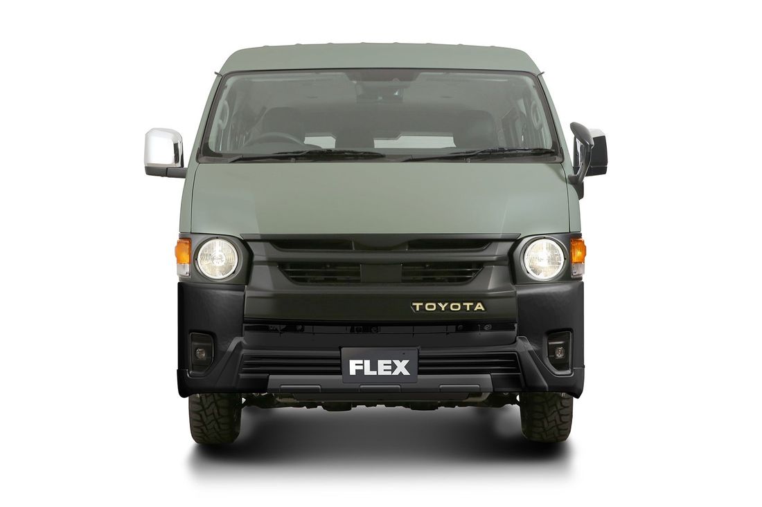 ハイエース専門店を全国展開するFLEX（フレックス）が、2024年改良型ハイエース対応オリジナルフロントスポイラー「T…