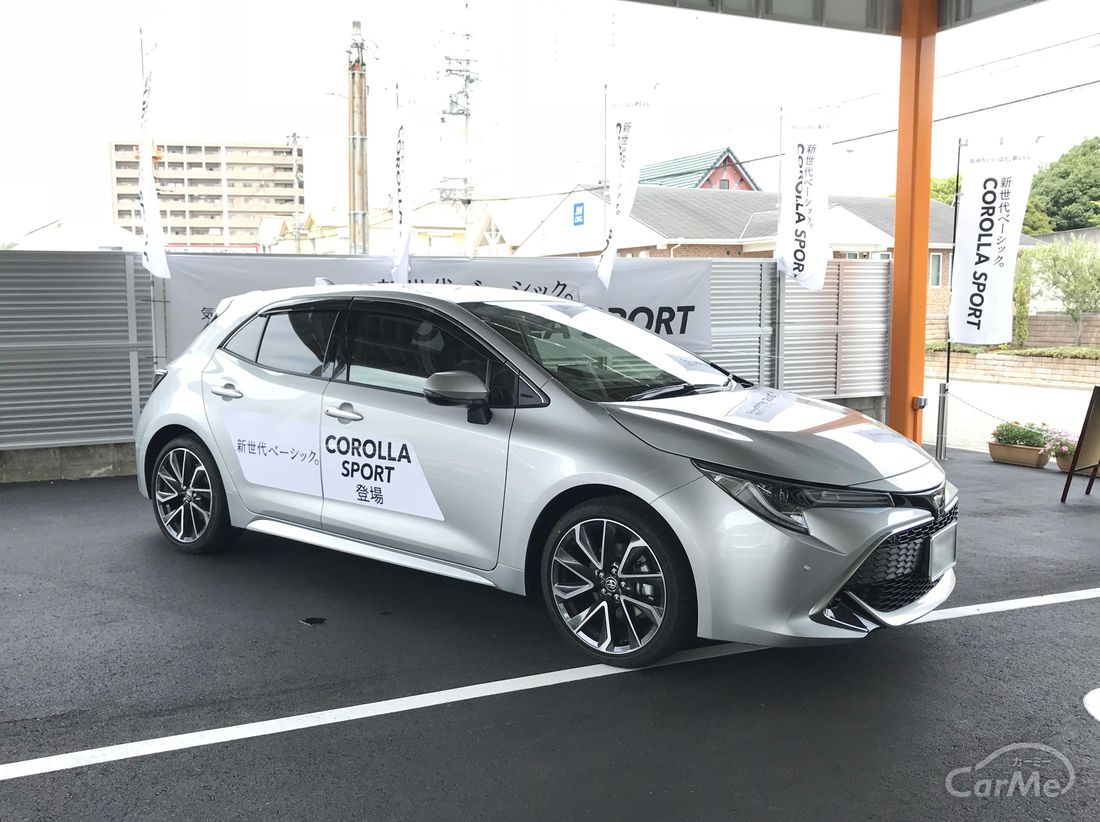 トヨタ カローラ スポーツ(大田中撮影)