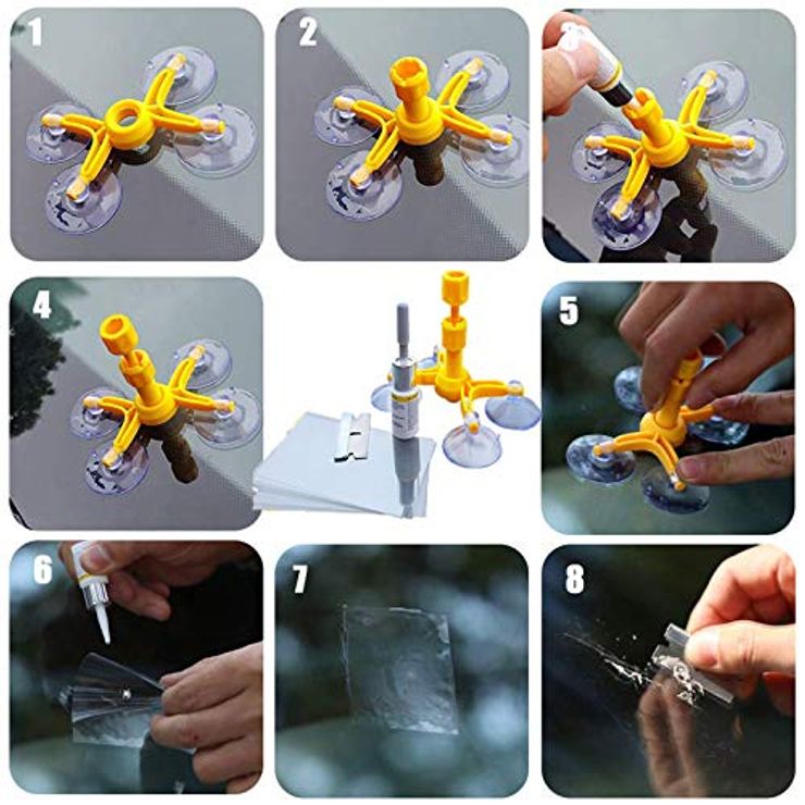 フロントガラス リペアキット 日本語取説付き