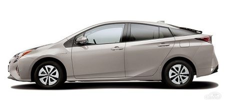 トヨタ プリウス スティールブロンドメタリック 2015