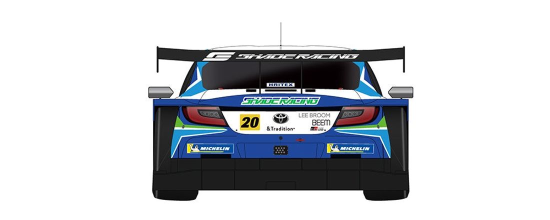 SHADE RACING SUPER GT GT300クラス※ 20号車 マシンカラーリング発表