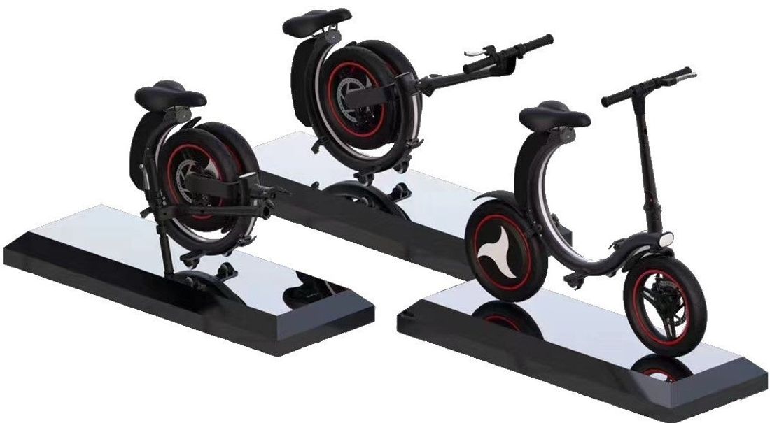 3段階の折り畳みでキャリーケースのように持ち運べる電動バイク「SWIFT HORSE K2」が4月12日よりMakua…