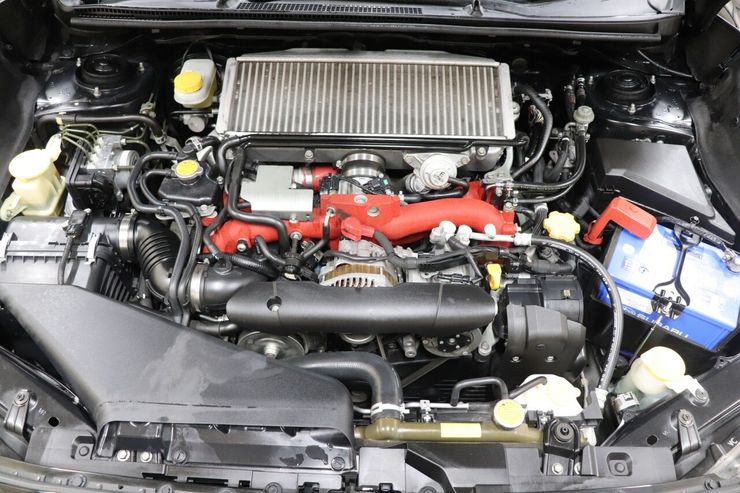 H.28(2016)年 スバル WRX STI 2.0 4WD STIフルエアロ 純正18インチ ブラック 走行55,1