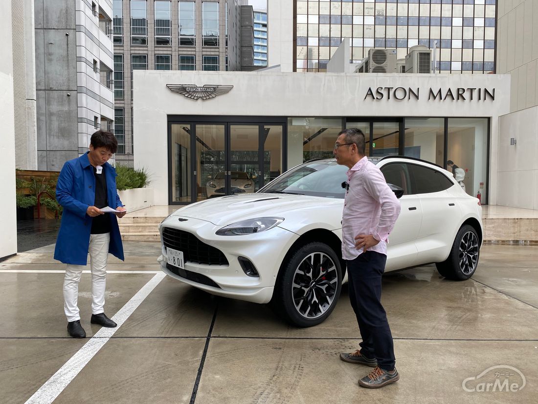 アストンマーティン 初suvのdbx を日本人唯一国際試乗会で試乗 された大谷達也さんと38分徹底解説 メルセデスamg製の4 0リッターv型8気筒ツインターボとのマッチングは の写真 3枚目