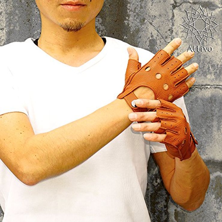 HK ディアスキン ライディング レザーグローブ